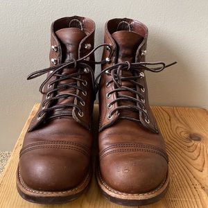 Red Wing Men’s 6 inch Iron Ranger Boots